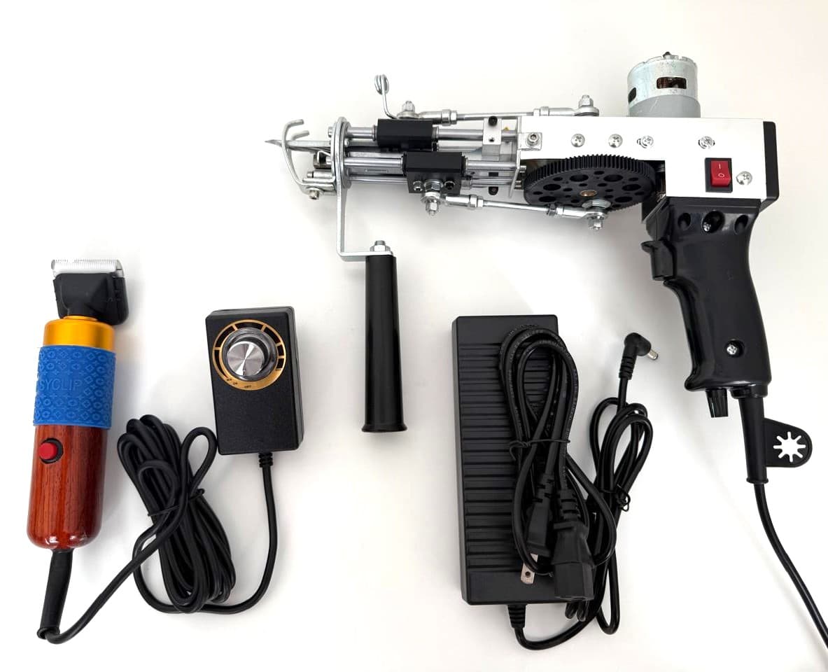 KIT Tufting Gun + Esquiladora + Guia Acrilica hover